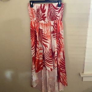 SHEIN Tube top flower dress